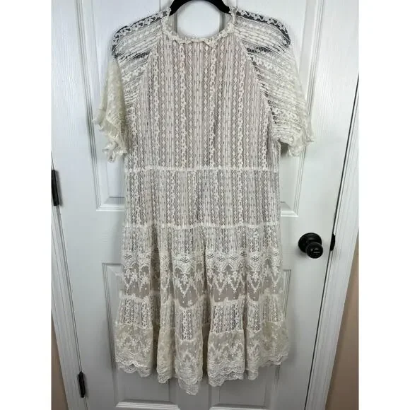 Sundance Cream Lace Mini Dress - Picture 8 of 10